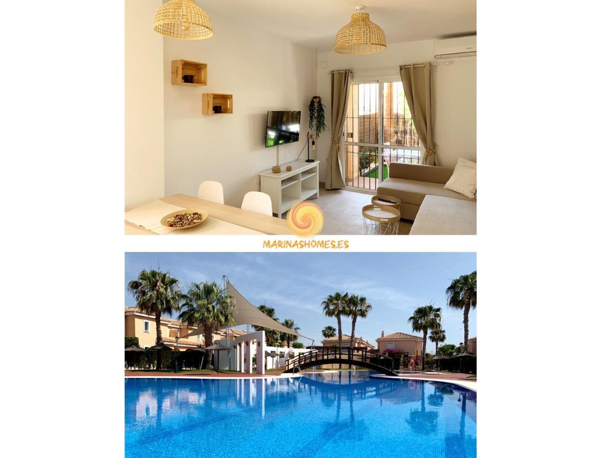 维拉Marinas Sol - Tu Hogar Con Jardin Privado!公寓 外观 照片